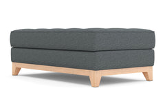 Monroe Drive Ottoman :: Leg Finish: Natural / Size: 28x48
