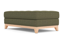 Monroe Drive Ottoman :: Leg Finish: Natural / Size: 28x48