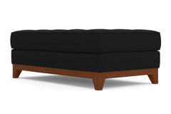 Monroe Drive Ottoman :: Leg Finish: Pecan / Size: 28x48