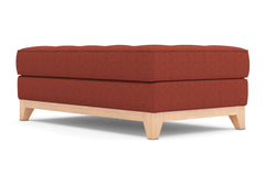 Monroe Drive Ottoman :: Leg Finish: Natural / Size: 28x48
