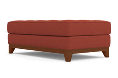 Monroe Drive Ottoman :: Leg Finish: Pecan / Size: 28x48