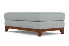 Monroe Drive Ottoman :: Leg Finish: Pecan / Size: 28x48