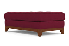 Monroe Drive Ottoman :: Leg Finish: Pecan / Size: 28x48