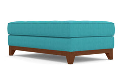 Monroe Drive Ottoman :: Leg Finish: Pecan / Size: 28x48