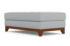 Monroe Drive Ottoman :: Leg Finish: Pecan / Size: 28x48