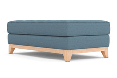 Monroe Drive Ottoman :: Leg Finish: Natural / Size: 28x48