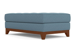 Monroe Drive Ottoman :: Leg Finish: Pecan / Size: 28x48