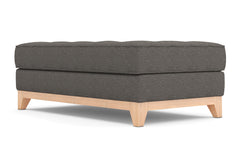 Monroe Drive Ottoman :: Leg Finish: Natural / Size: 28x48
