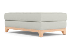 Monroe Drive Ottoman :: Leg Finish: Natural / Size: 28x48