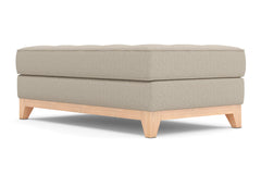 Monroe Drive Ottoman :: Leg Finish: Natural / Size: 28x48
