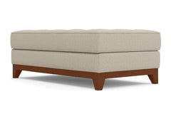Monroe Drive Ottoman :: Leg Finish: Pecan / Size: 28x48