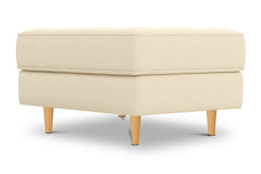 Monroe Ottoman :: Leg Finish: Natural / Size: 23x30