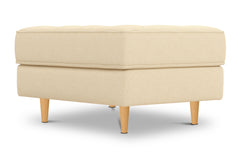 Monroe Ottoman :: Leg Finish: Natural / Size: 23x30
