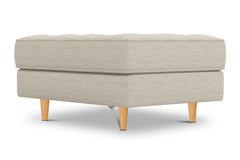 Monroe Ottoman :: Leg Finish: Natural / Size: 25x35