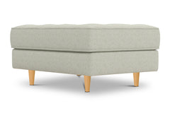 Monroe Ottoman :: Leg Finish: Natural / Size: 25x35