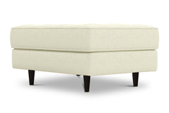 Monroe Ottoman :: Leg Finish: Espresso / Size: 25x35