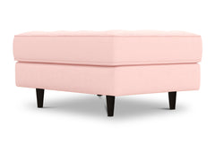 Monroe Ottoman :: Leg Finish: Espresso / Size: 25x35