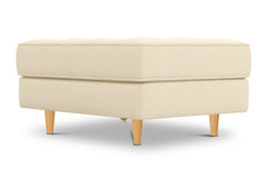 Monroe Ottoman :: Leg Finish: Natural / Size: 25x35