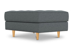 Monroe Ottoman :: Leg Finish: Natural / Size: 25x35