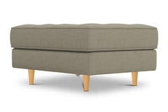 Monroe Ottoman :: Leg Finish: Natural / Size: 25x35