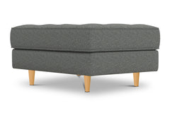 Monroe Ottoman :: Leg Finish: Natural / Size: 25x35