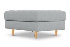 Monroe Ottoman :: Leg Finish: Natural / Size: 25x35