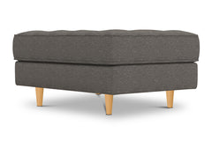 Monroe Ottoman :: Leg Finish: Natural / Size: 25x35