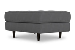 Monroe Ottoman :: Leg Finish: Espresso / Size: 25x35