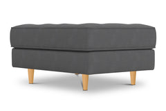 Monroe Ottoman :: Leg Finish: Natural / Size: 25x35