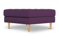 Monroe Ottoman :: Leg Finish: Natural / Size: 35x35