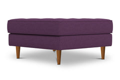 Monroe Ottoman :: Leg Finish: Pecan / Size: 35x35