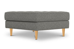 Monroe Ottoman :: Leg Finish: Natural / Size: 35x35