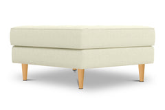 Monroe Ottoman :: Leg Finish: Natural / Size: 35x35