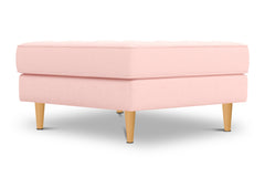 Monroe Ottoman :: Leg Finish: Natural / Size: 35x35