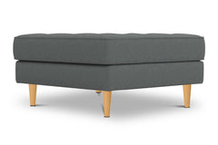 Monroe Ottoman :: Leg Finish: Natural / Size: 35x35