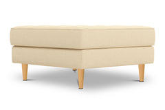 Monroe Ottoman :: Leg Finish: Natural / Size: 35x35