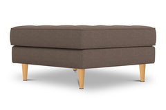 Monroe Ottoman :: Leg Finish: Natural / Size: 35x35