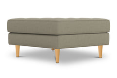 Monroe Ottoman :: Leg Finish: Natural / Size: 35x35