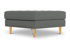 Monroe Ottoman :: Leg Finish: Natural / Size: 35x35