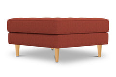 Monroe Ottoman :: Leg Finish: Natural / Size: 35x35