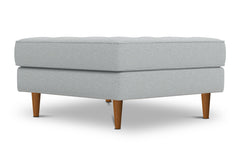 Monroe Ottoman :: Leg Finish: Pecan / Size: 35x35