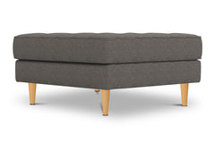 Monroe Ottoman :: Leg Finish: Natural / Size: 35x35