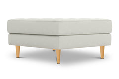 Monroe Ottoman :: Leg Finish: Natural / Size: 35x35