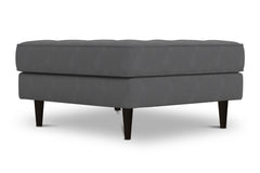 Monroe Ottoman :: Leg Finish: Espresso / Size: 35x35