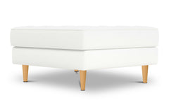 Monroe Ottoman :: Leg Finish: Natural / Size: 35x35