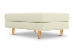 Monroe Ottoman :: Leg Finish: Natural / Size: 28x48