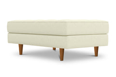 Monroe Ottoman :: Leg Finish: Pecan / Size: 28x48