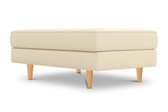 Monroe Ottoman :: Leg Finish: Natural / Size: 28x48