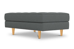 Monroe Ottoman :: Leg Finish: Natural / Size: 28x48