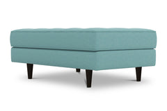 Monroe Ottoman :: Leg Finish: Espresso / Size: 28x48